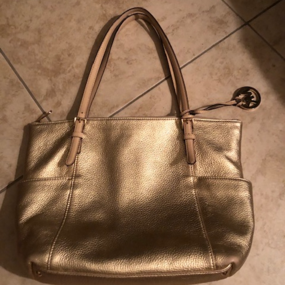 Michael Kors gold purse